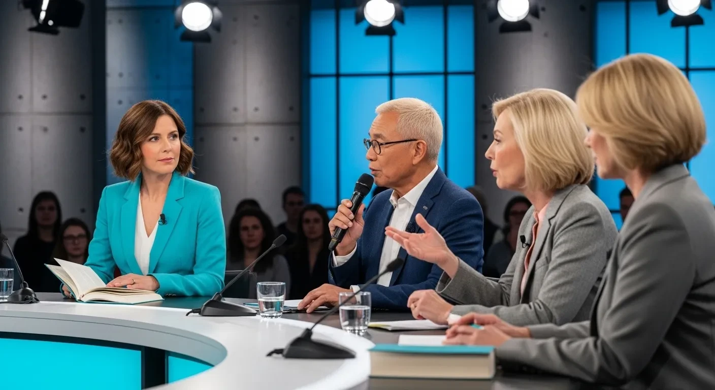 TV talk show panel discussion